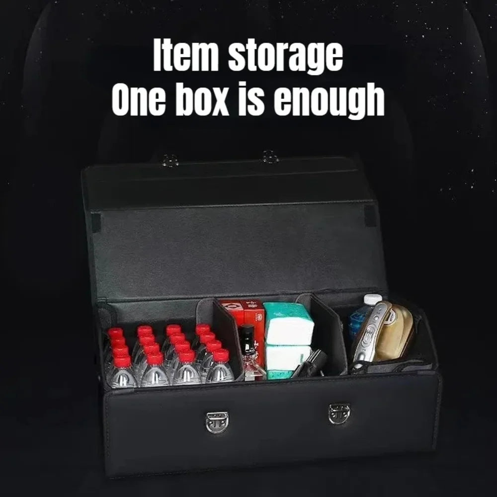 Foldable Car Storage Box – High-Capacity Travel Organizer for Auto Interior