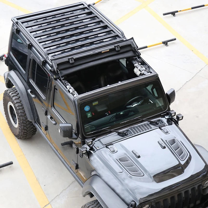 Aluminum Roof Rack – Jeep Wrangler JL Accessories for Extra Cargo Storage